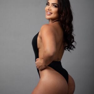 Mariana in black swimming costume Mariana in black swimming costume